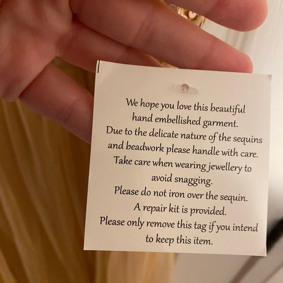 Maya Deluxe - Sequin Formal Dress - Coral/Creamsicle - Size 18 - Picture 6 of 12